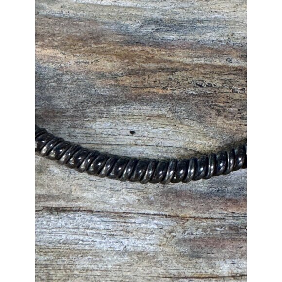 Sterling Silver Sterling 925 Q - Ray Flex Cuff Bracelet Twisted Cuff Bracelet - Picture 2 of 9